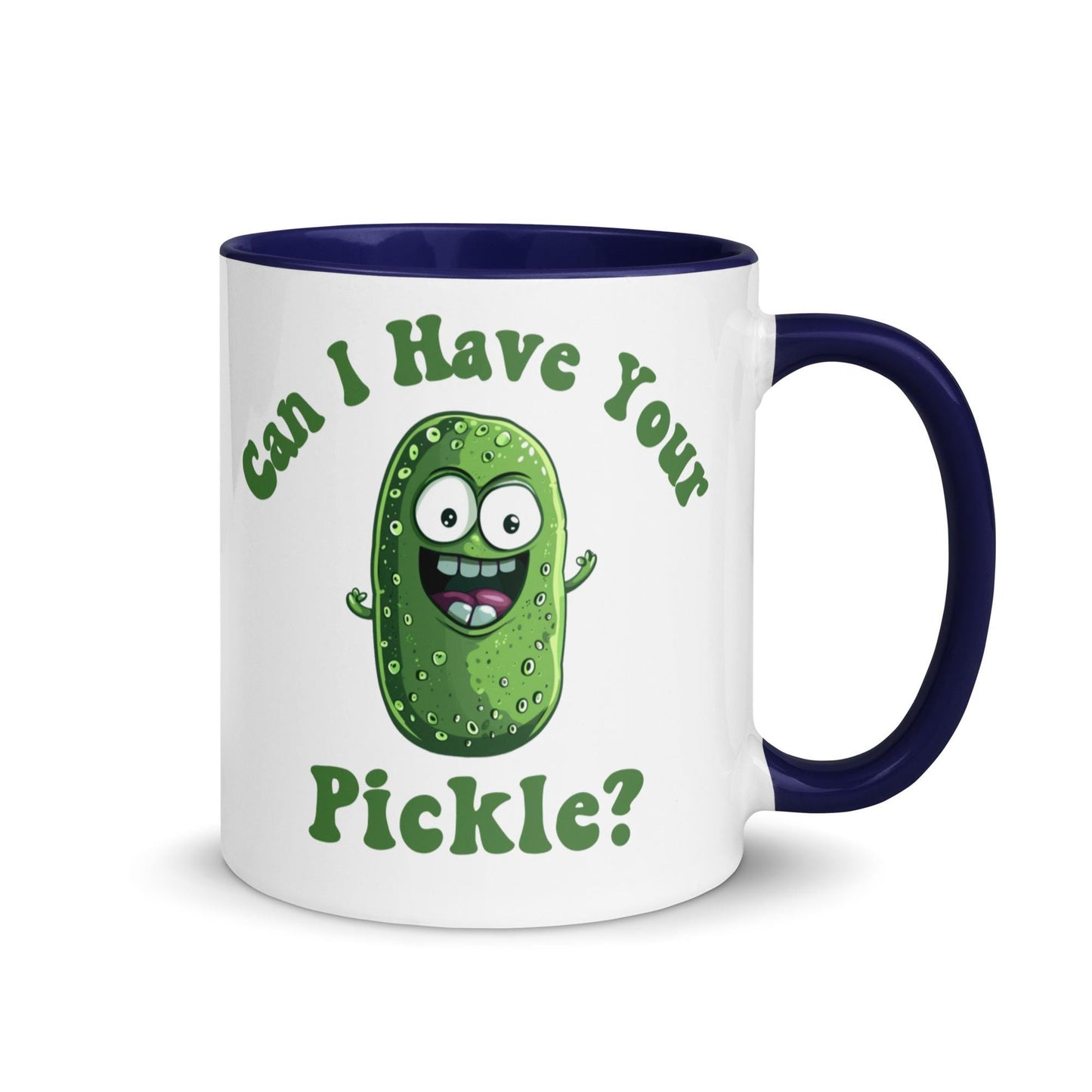 Funny Pickle Mug, Can I Have Your Pickle, Pickle Lover Gift, Green Pickle Cup, Crazy Pickle, Funny Gift