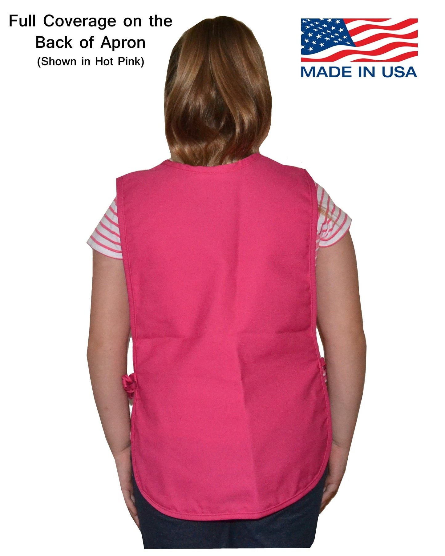 Personalized Kids Art Smock Cobbler Apron with Artist Embroidery Design