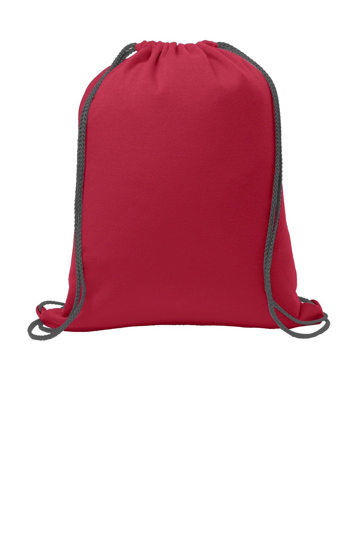 Personalized Red Cinch Pack, Fleece, Drawstring Gym School PE Backpack, Embroidered Monogrammed Custom Name, School Gift