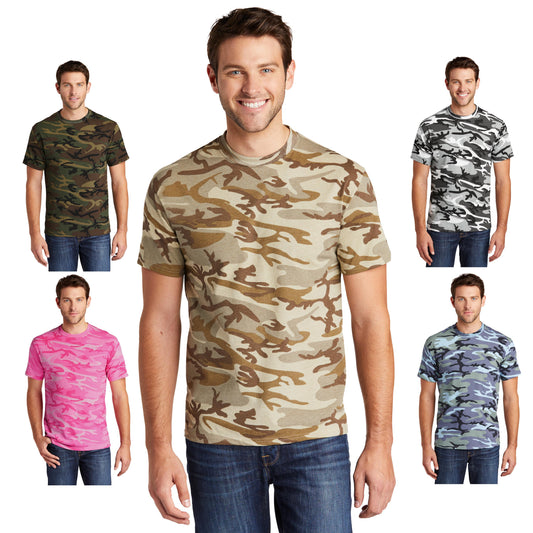 Mens Camo T Shirt, Camouflage Shirt with Name, Tactical Military T Shirt, Business Logo, Durable Custom Shirt, Dad Gift, Gift
