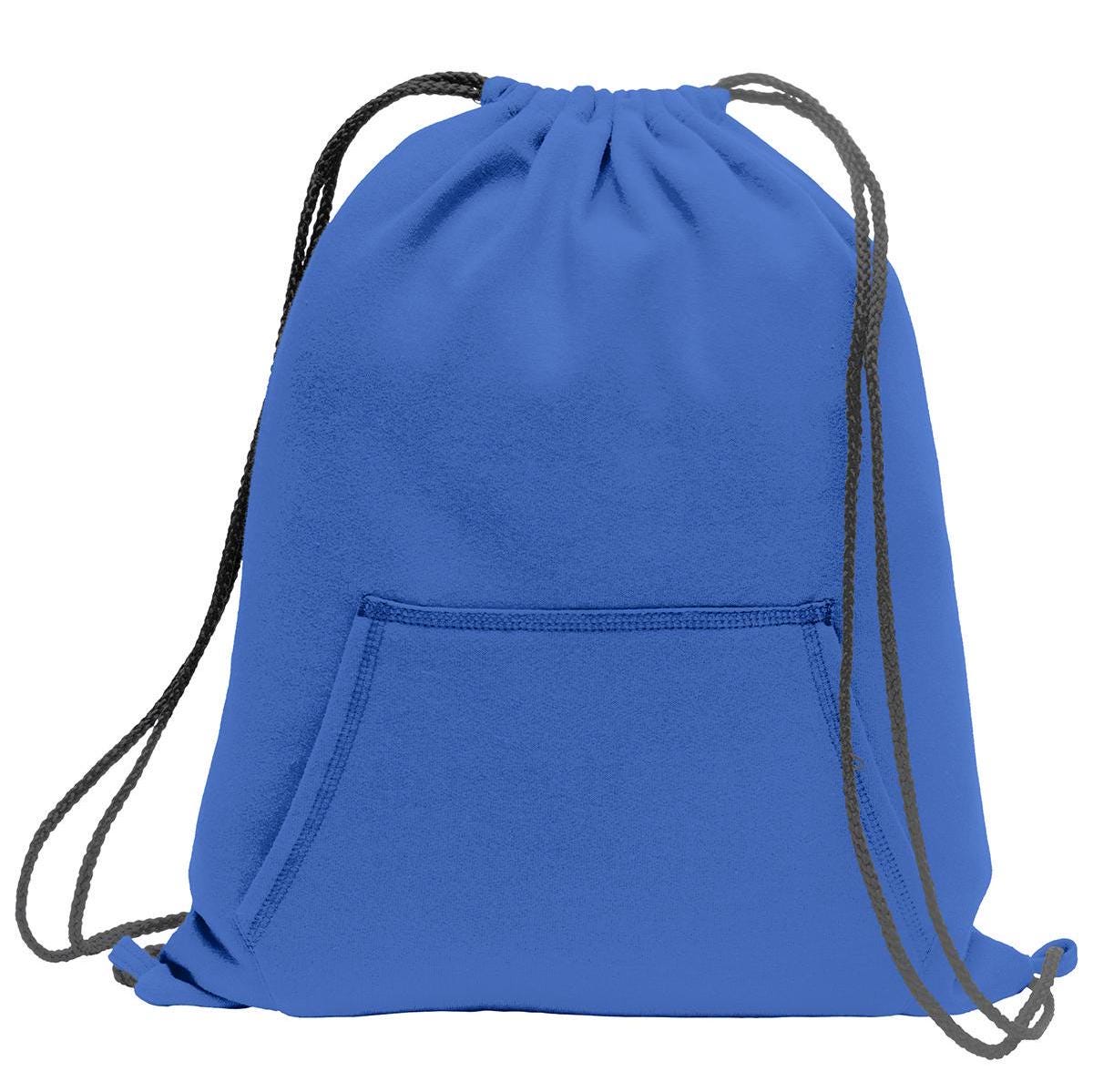 Personalized Cheerleader Cinch Pack, Fleece, Drawstring Gym School Cheer PE Backpack, Embroidered Monogrammed Name, School Gift