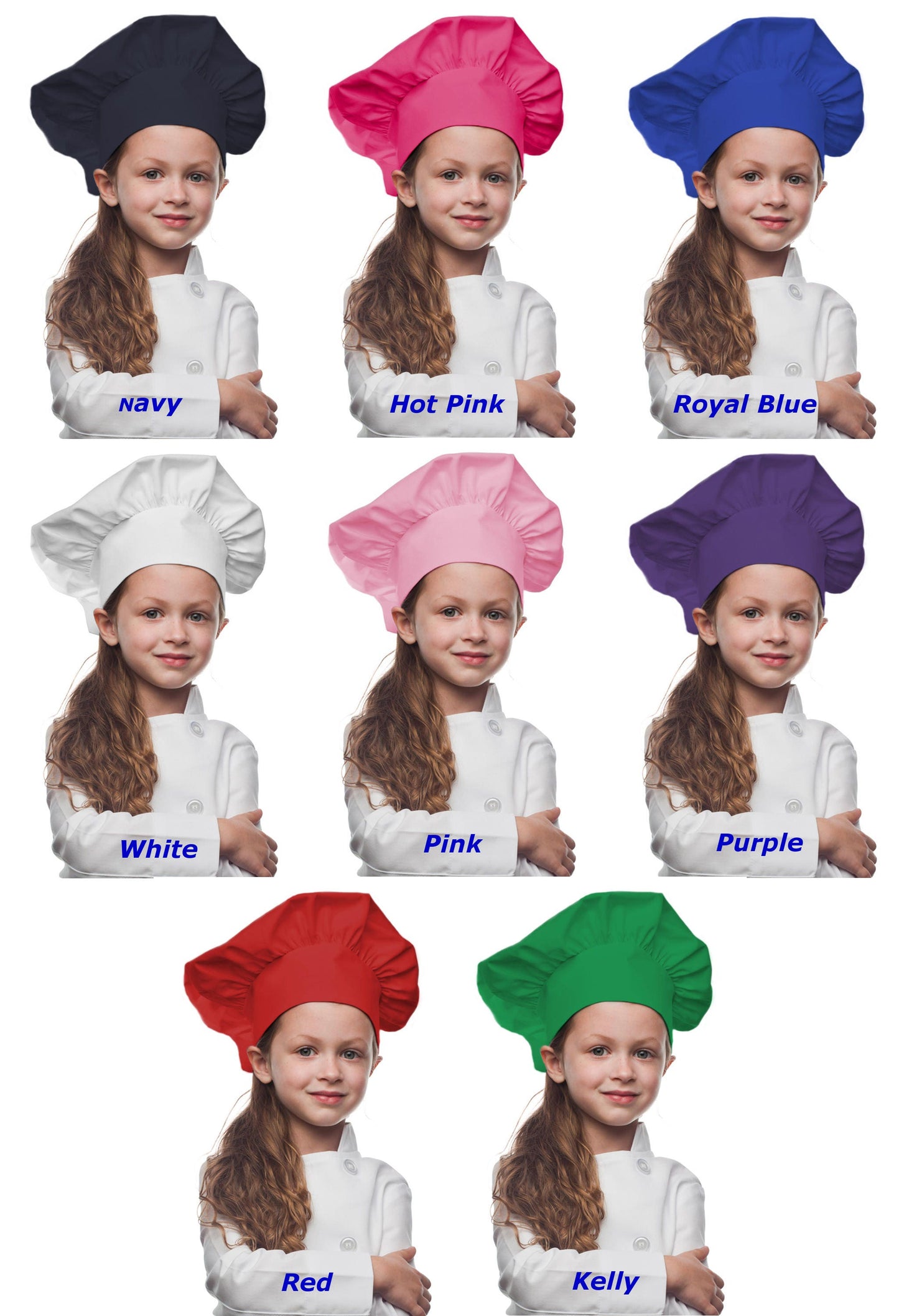 Monogrammed Kids Chef Hat Embroidered with Your Initials, Kids Chef Gift, Cooking Gift, Future Chef, Chef Cap, Chef Hat with Name