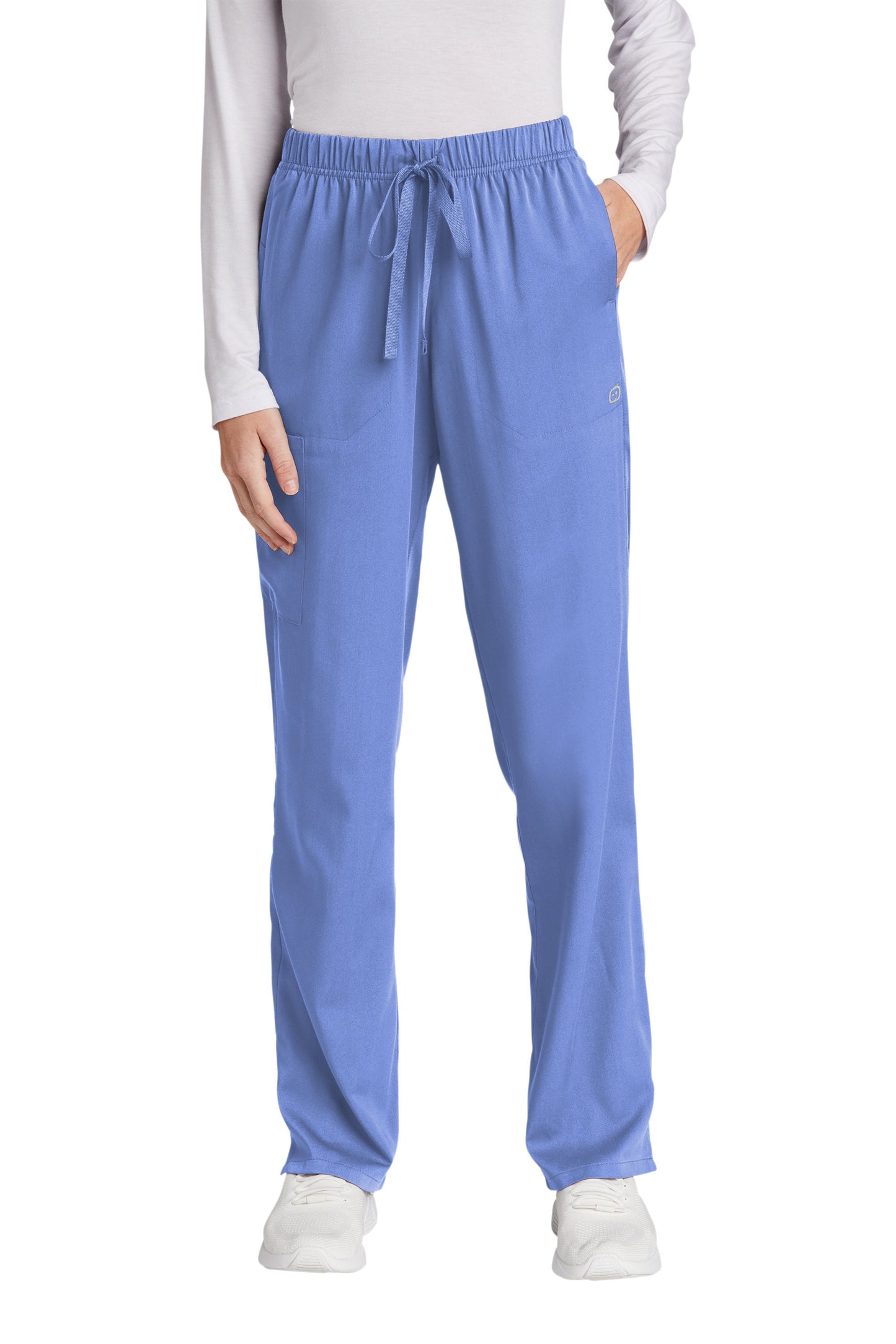 Personalized Womens Scrubs Set with Custom Embroidered Text or Name, Mock Wrap, Doctor, Nurse, Veterinarian, Hospital Shirt, Medical Apparel