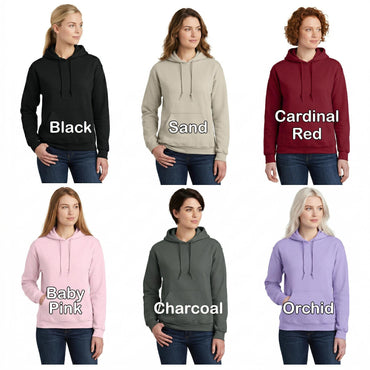 Christmas Hoodie, Sweatshirt with Cozy Season Glitter Applique, Warm Custom Sweat shirt, Mom Girlfriend Gift