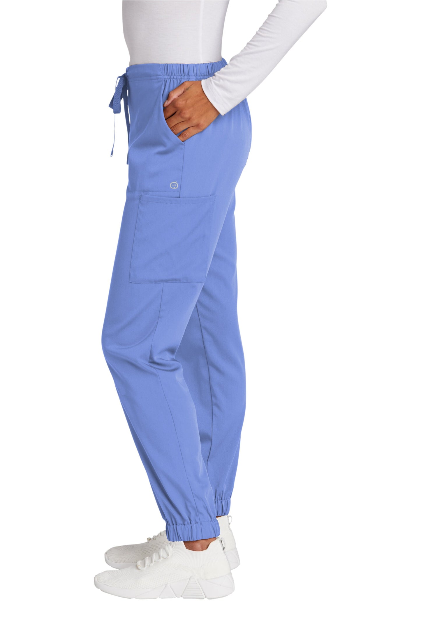 Womens Jogger Scrubs Pants, Cargo Scrubs Pants, Tapered Leg, Elastic Cuffs, Doctor, Nurse, Veterinarian, Hospital, Medical Apparel, Uniform