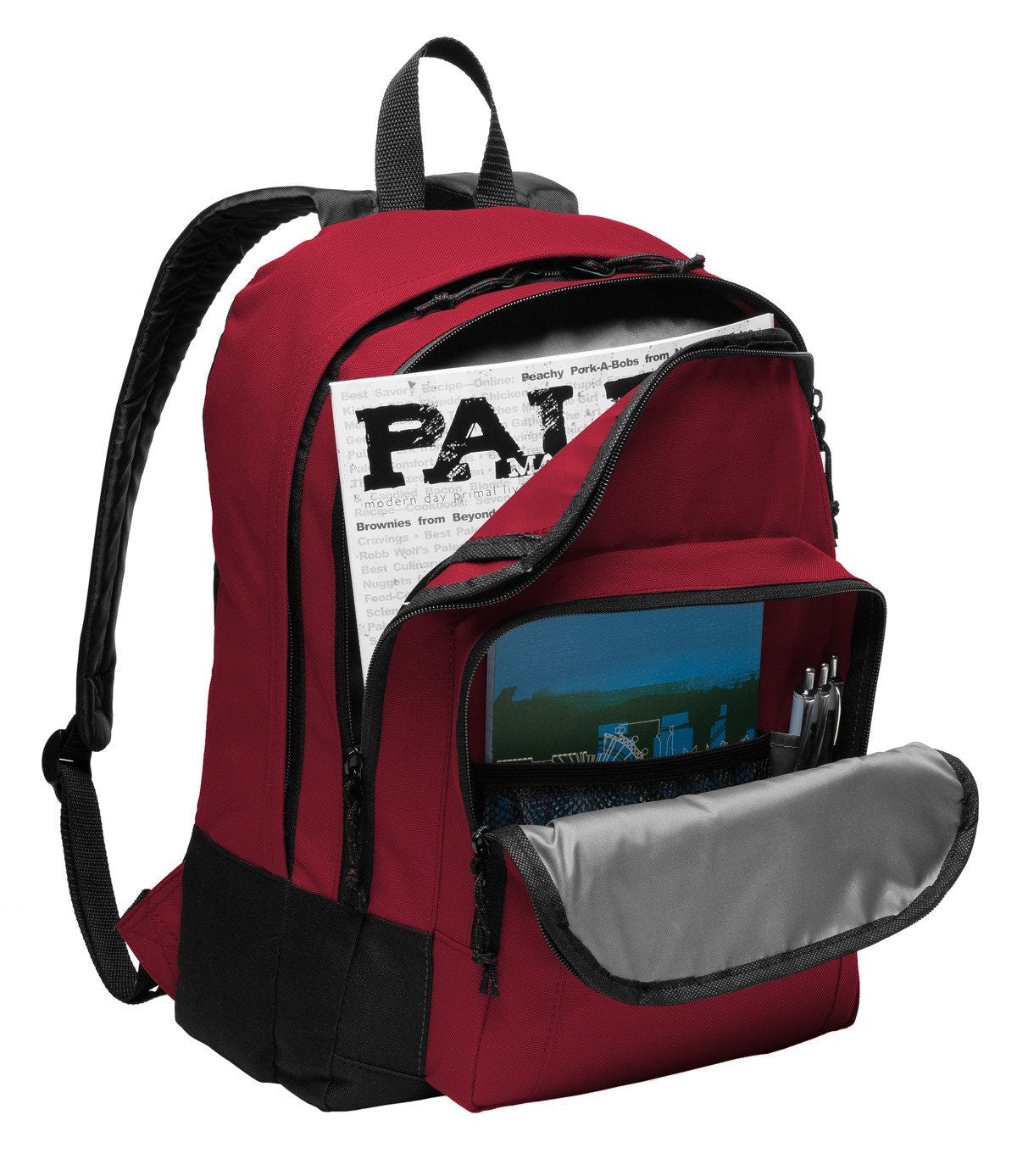 Personalized Low Price Backpack, Embroidered Monogrammed Name, Comfortable Padded Back, College Gift, Student Gift, Custom Basic Backpack