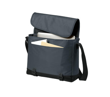 Personalized Briefcase Messenger Embroidered with Your Name, Perfect Student Mom Dad Gift, Durable Two Tone Padded Laptop Computer Bag