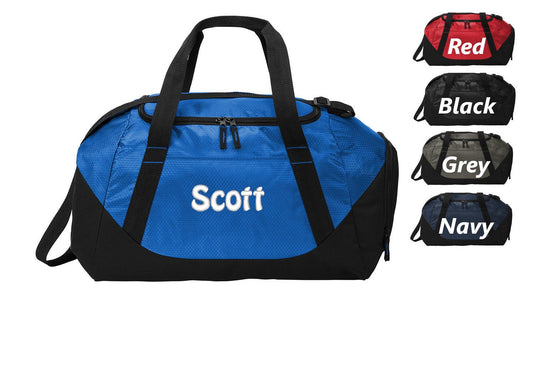 Personalized Duffle Bag, Athletic Bag, Embroidered Custom Name, Sports Bag, Travel Bag, Monogrammed, Perfect Travel Gift, Duffle Bag