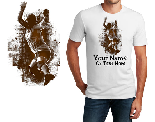 Personalized T-Shirt Softball Pitch Black & White, Sports Shirt, Printed Shirt, Custom Name, Dad Gift, Coach Gift, Unisex, Womens Tee