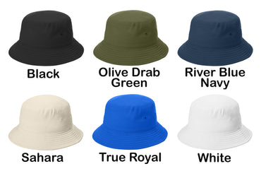 Personalized Bucket Hat, Embroidered Name or Business, Tactical Hat, Fishing Hat, Cotton Sun Shade Hat, Pool Hat, Summer, Monogrammed Gift