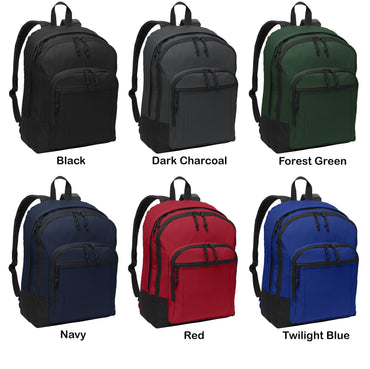 Personalized Low Price Backpack, Embroidered Monogrammed Name, Comfortable Padded Back, College Gift, Student Gift, Custom Basic Backpack