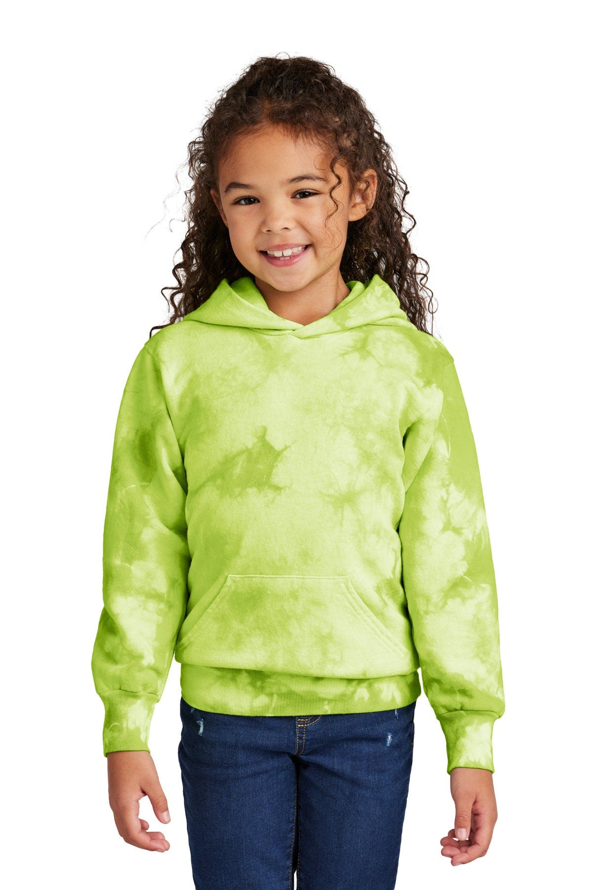 Kids Crystal Tie Dye Hoodie Sweatshirt, Girl or Boy, Unisex Jacket, Colorful Childrens Hoodie, Pullover, Birthday Christmas Gift
