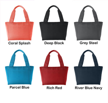 Personalized Lunch Tote Cooler, Mom Lunch Box, Insulated Embroidered for School Work Sports, Custom Name, Cute Lunch Bag