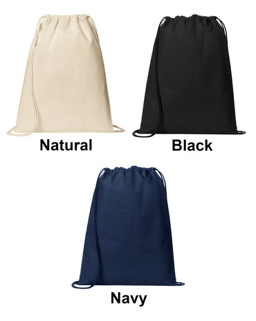 Personalized Cowboy Roping Cow Rodeo Cinch Pack, Drawstring Gym School Pool Backpack, Printed Monogrammed Custom Name, Perfect Gift