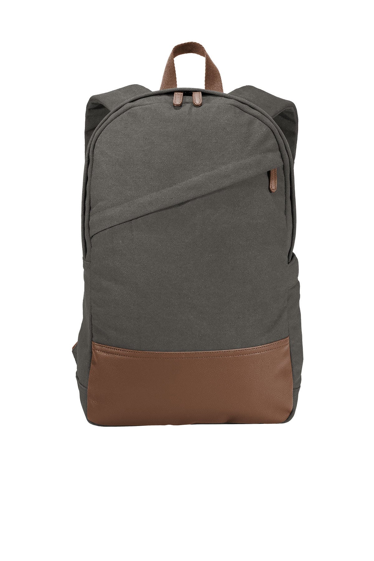 Personalized Grey Backpack, Retro Mens Backpack, School, Student Gift, College Gift, Custom Backpack, Embroidered with Name of Your Choice