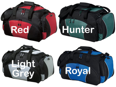 Personalized Duffel Bag, Duffle Gym Bag, School PE, Quality Bag, Workout, Sports, Athlete Gift, Embroidered with Name or Text of Your Choice