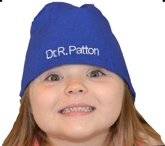 Kids Scrubs Caps Personalized for little Doctors and Nurses