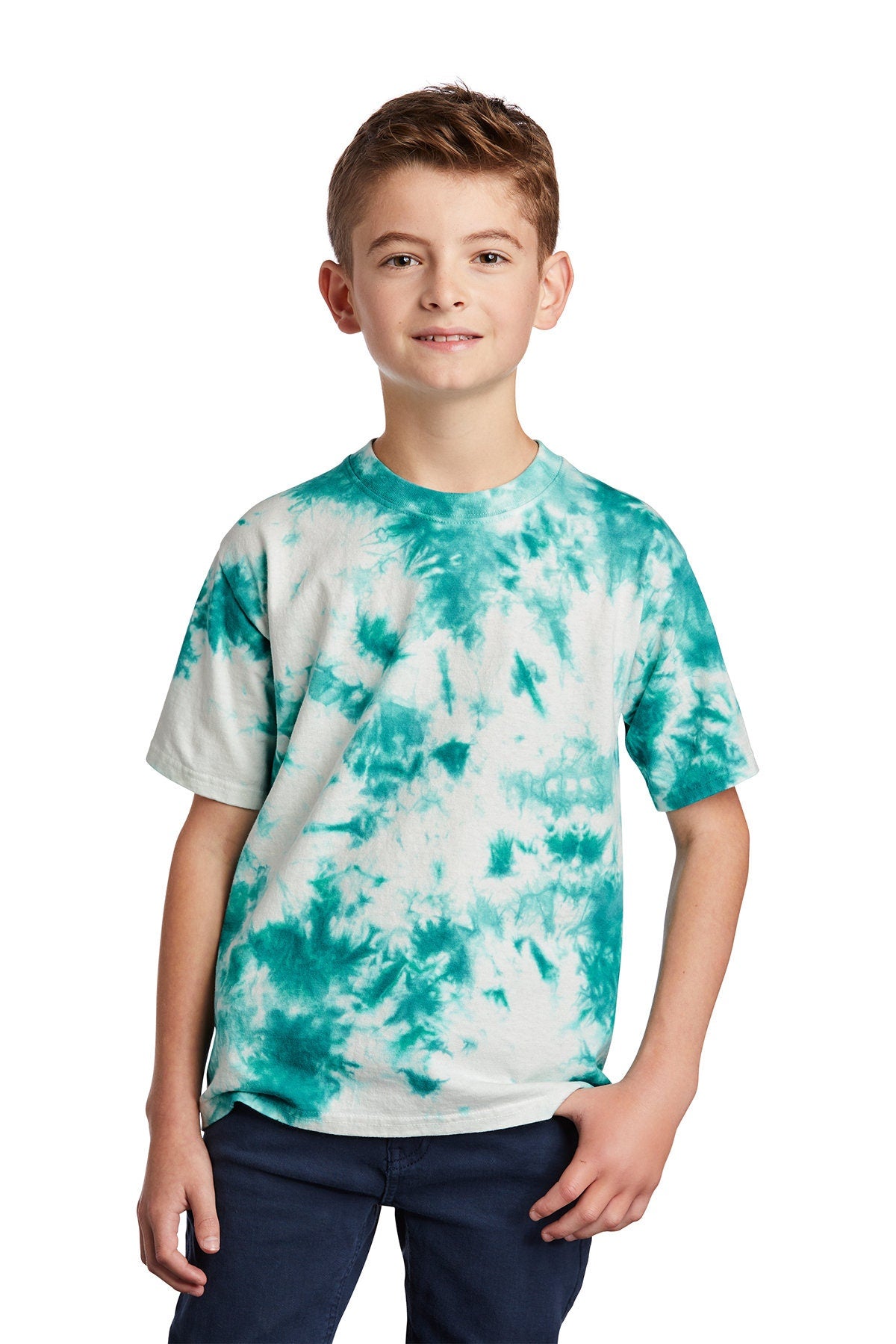Kids Crystal Tie Dye Shirt, T-Shirt, Colorful , Tie-Dye, Hand Dyed, Cotton, Low Price, Inexpensive Tie Dye, Student Gift, School Gift