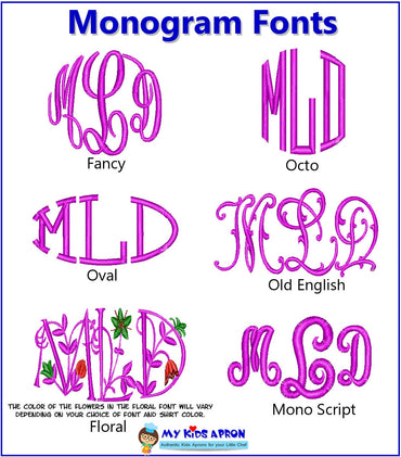 Monogrammed Baby Onesie Pink Embroidered with Your Baby's Initials