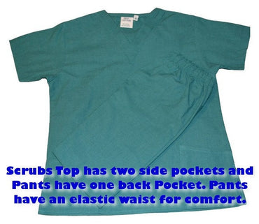 Teal Green Kids Scrubs for little Doctors and Nurses, Halloween Doctor Costume, Veterinarian, Scientist, Dentist, Personalized Monogram