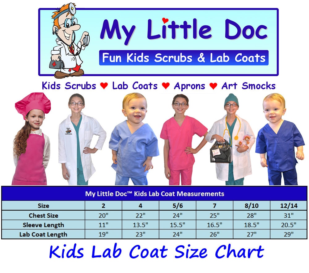 Personalized Kids RX Lab Coat