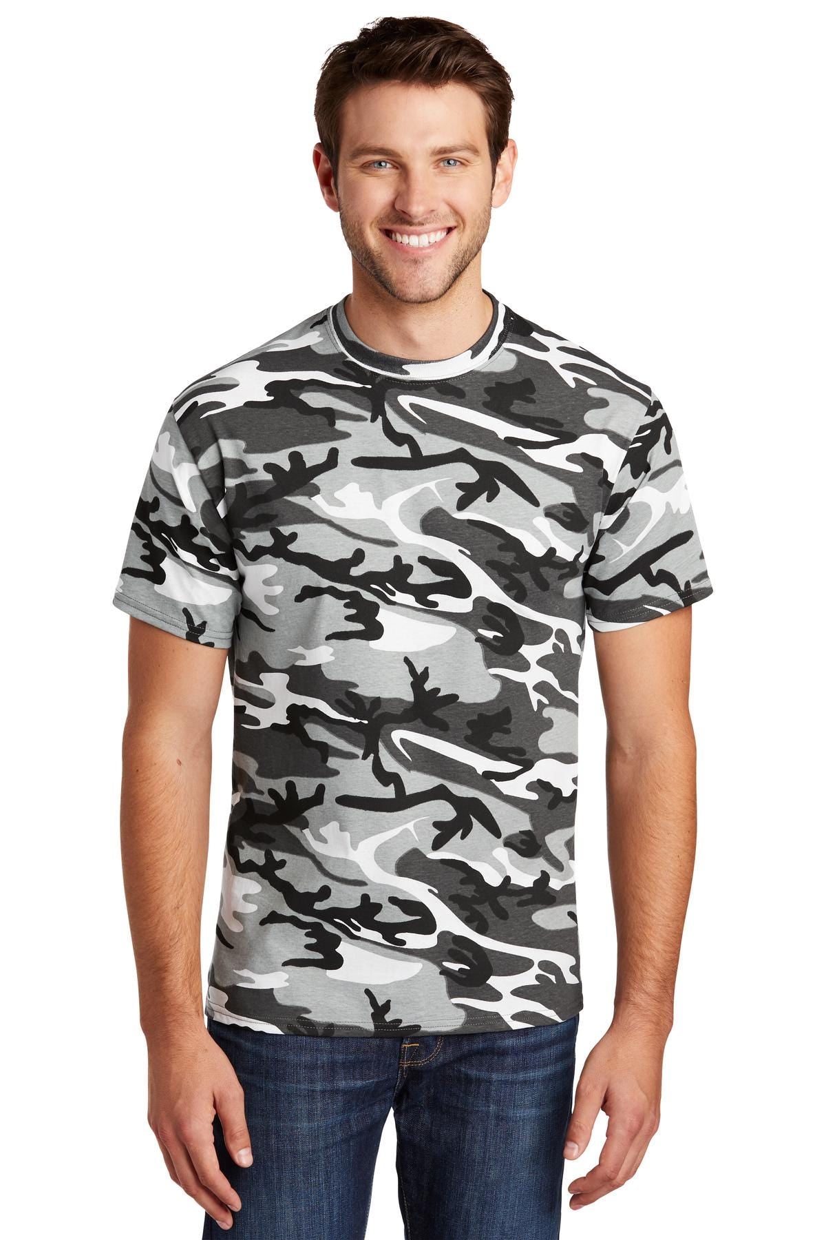 Mens Camo T Shirt, Camouflage Shirt with Name, Tactical Military T Shirt, Business Logo, Durable Custom Shirt, Dad Gift, Gift