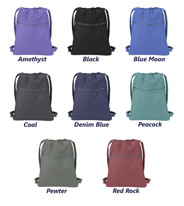 Personalized Nurse Cinch Pack Gift, Embroidered Colorful Scrubs Life Design, Drawstring Doctor, Pool Backpack, Monogrammed Custom Name