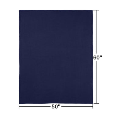 Personalized Fleece Blanket with Carrying Strap, Monogrammed Throw, Embroidered Name, Personalized Mom Bridesmaid Gift, Polyester