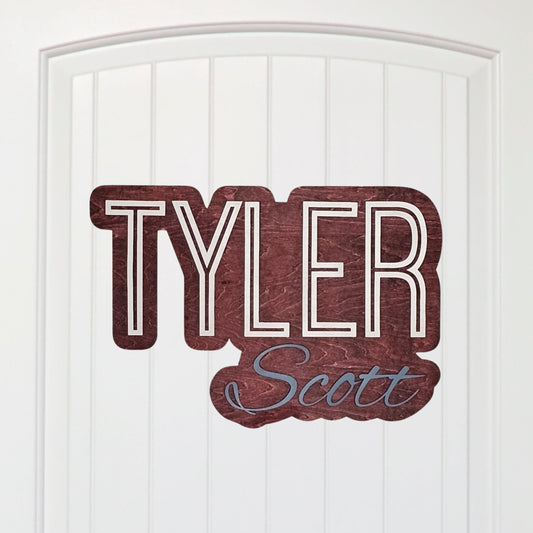 Personalized Kids Door Sign, Childs Door Name Sign, 3D Bedroom Sign, Nursery Wall Name Sign, Kids Bedroom Door Name Sign, Custom Sign