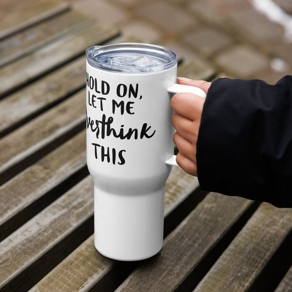 Funny Tumbler, Overthink This, Gag Gift, Printed Name Cup, Perfect Co Worker Boss Gift