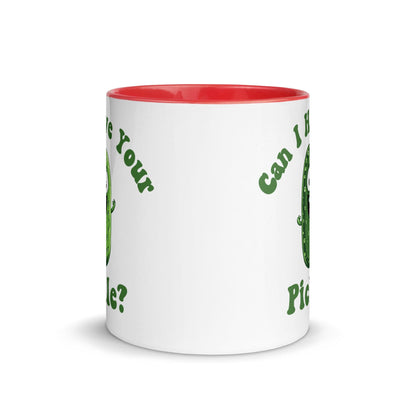 Funny Pickle Mug, Can I Have Your Pickle, Pickle Lover Gift, Green Pickle Cup, Crazy Pickle, Funny Gift