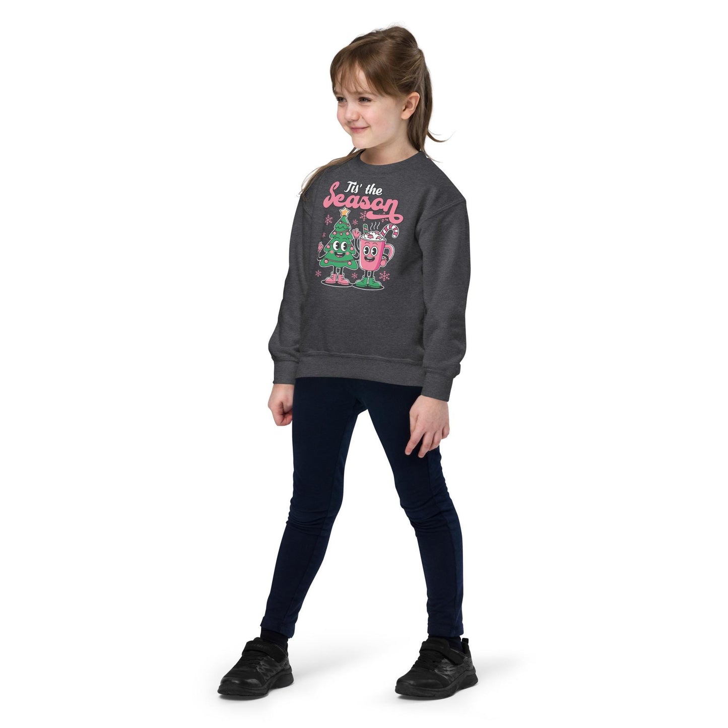 Kids Retro Sweatshirt, Christmas Sweater, Christmas Season Gifts, Christmas Gifts For Kids, Xmas Sweatshirt, Christmas Kids Gifts