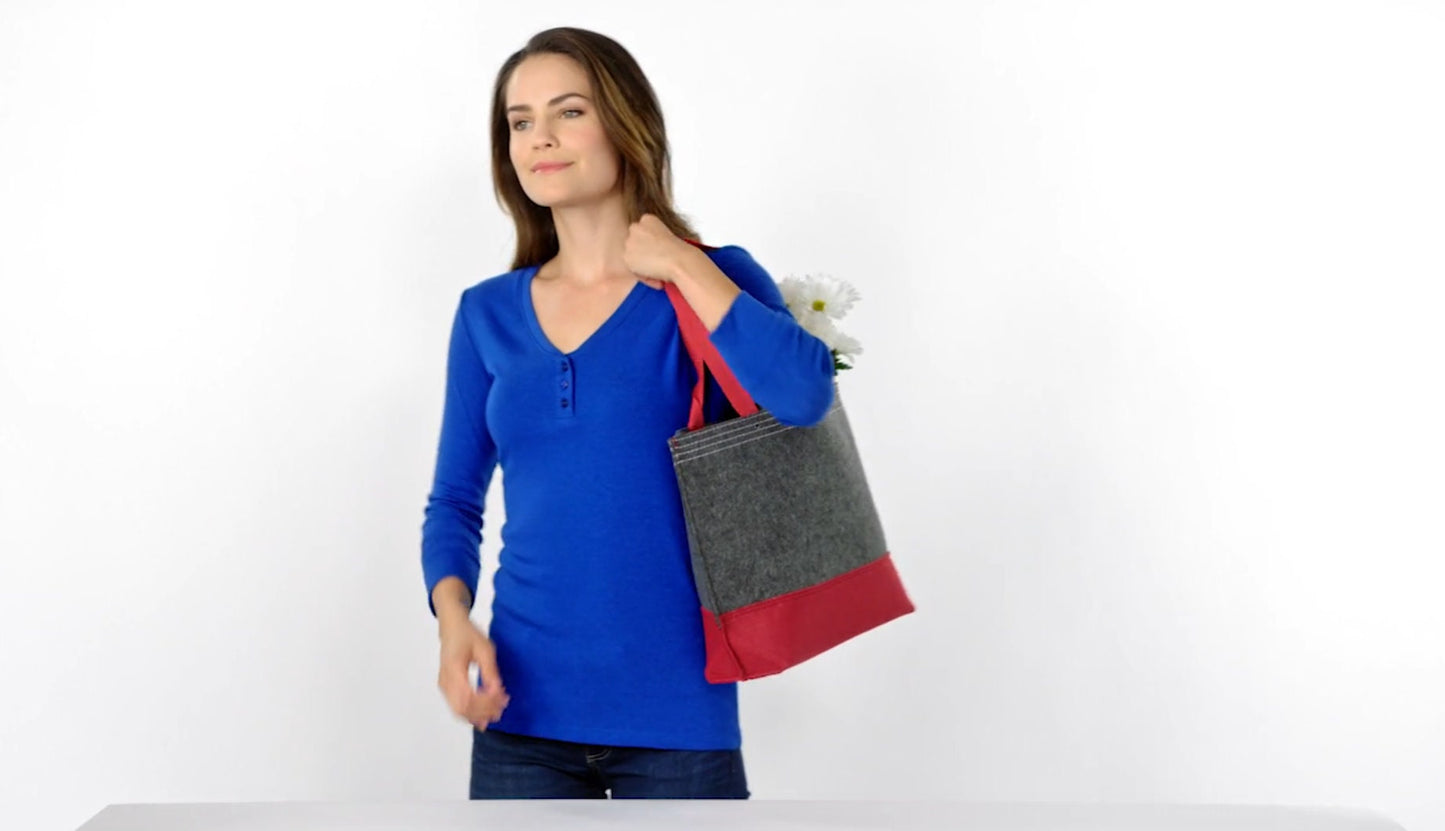 Personalized Felt Tote Bag, Embroidered Name, Mom Teacher Gift, Bridesmaid Gift, Cheap Tote Bag, Low Price Tote Bag