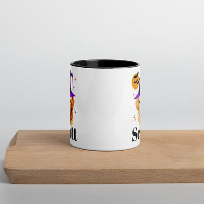 Golden Retriever Halloween Mug, Personalized Coffee Mug, Cute Dog Mug, Cute Golden Retriever Mug, Golden Retriever Gift, Golden Mom, Golden
