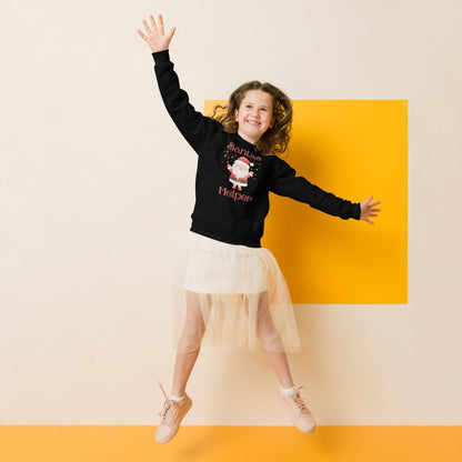 Kids Christmas Santas Helper Sweatshirt, Santa Xmas Sweater, Christmas Season Gifts, Christmas Gift, Xmas Sweatshirt, Christmas Kids Gift