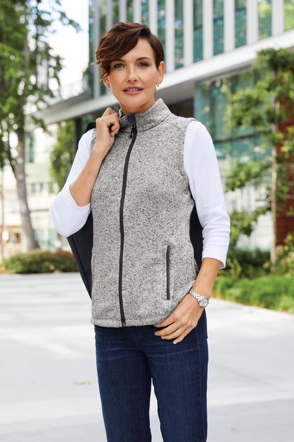 Embroidered Womens Sweater Vest, Fleece Ski Vest, Personalized Vest with Name, Monogram Design, Custom Vest, Mom Gift, Womens Jacket