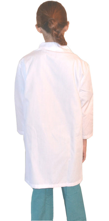 Personalized Kids Eye Doctor Lab Coat with Eye Chart and Bear Embroidery Design