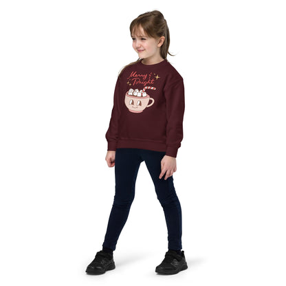 Kids Retro Christmas Sweatshirt, Merry & Bright Sweater, Christmas Season Gifts, Christmas Gift Kids, Xmas Sweatshirt, Christmas Kids Gift