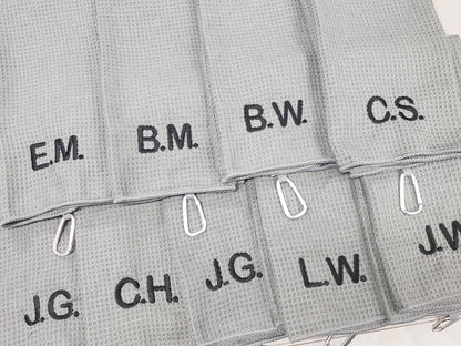 Personalized Golf Towel, Gym Towel, Workout Towel, Fitness Towel,  Waffle Microfiber, Embroidered Name, Monogrammed Golf Gift, Low Price