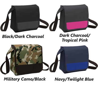 Personalized Hockey Lunch Bag Box Cooler, Polyester Canvas Fabric, Insulated Embroidered School Work Sports Monogrammed Custom Name