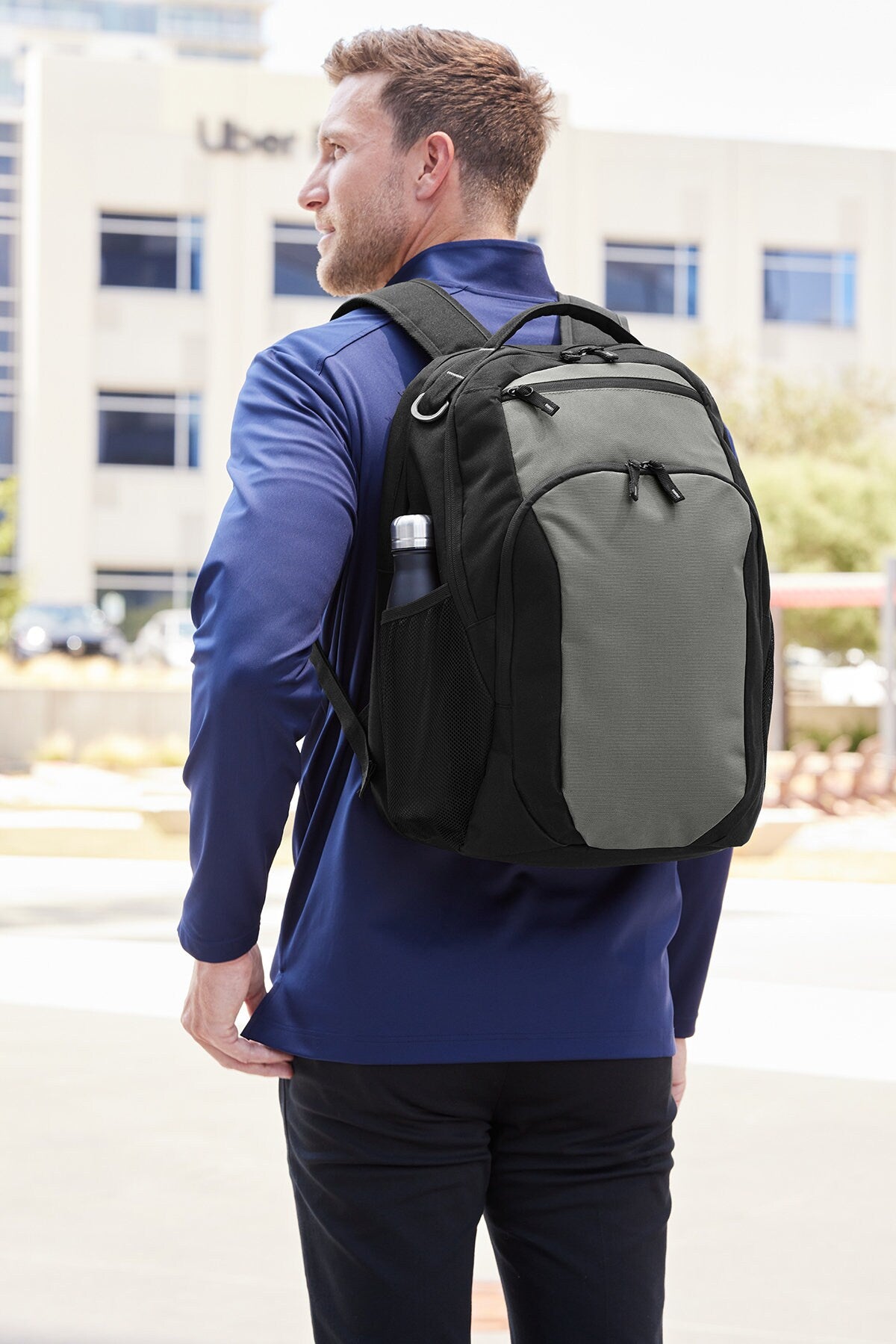 Personalized Backpack, Embroidered Monogrammed Name, Side Pockets, College Gift, Student Gift, Custom Sports Workout Backpack