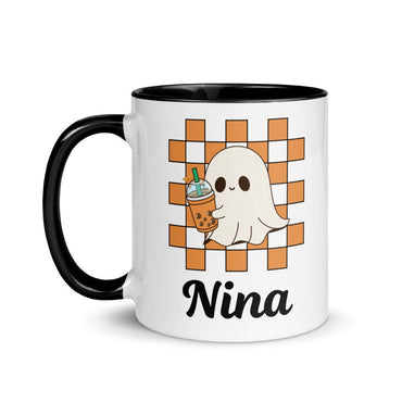 Ghost Halloween Coffee Mug, Custom Halloween Mug, Halloween Mug, Halloween Gift, Gift For Her, Monogrammed Halloween Cup, Ghost Cup