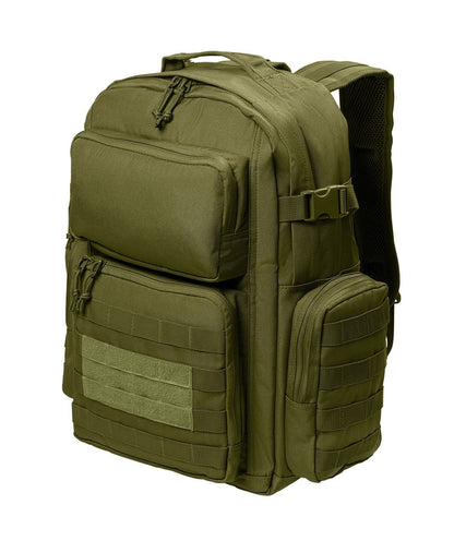 Personalized Tactical Backpack, Range Pack, Loop Panel for Badges Patches, Military, Hydration Port, Embroidered Custom Name