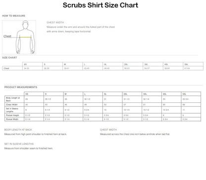 Personalized Mens Scrubs Top with Custom Embroidered Text or Name, Doctor, Nurse, Veterinarian, Hospital, Shirt, Medical Apparel
