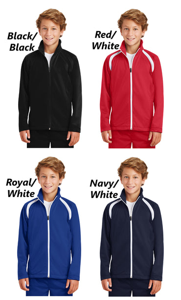 Personalized Kids Jacket, American Flag, Kids Sports Team Jacket, Polyester Zipper Jacket, Embroidered Name, Kids Gift, Monogrammed