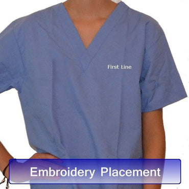 Ceil Blue Kids Scrubs Embroidered Personalized for little Doctors and Nurses