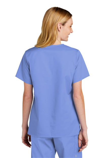 Personalized Womens CNA Scrubs Top with Custom Embroidered Text or Name, Doctor, Nurse, Veterinarian, Hospital, Shirt, Medical Apparel