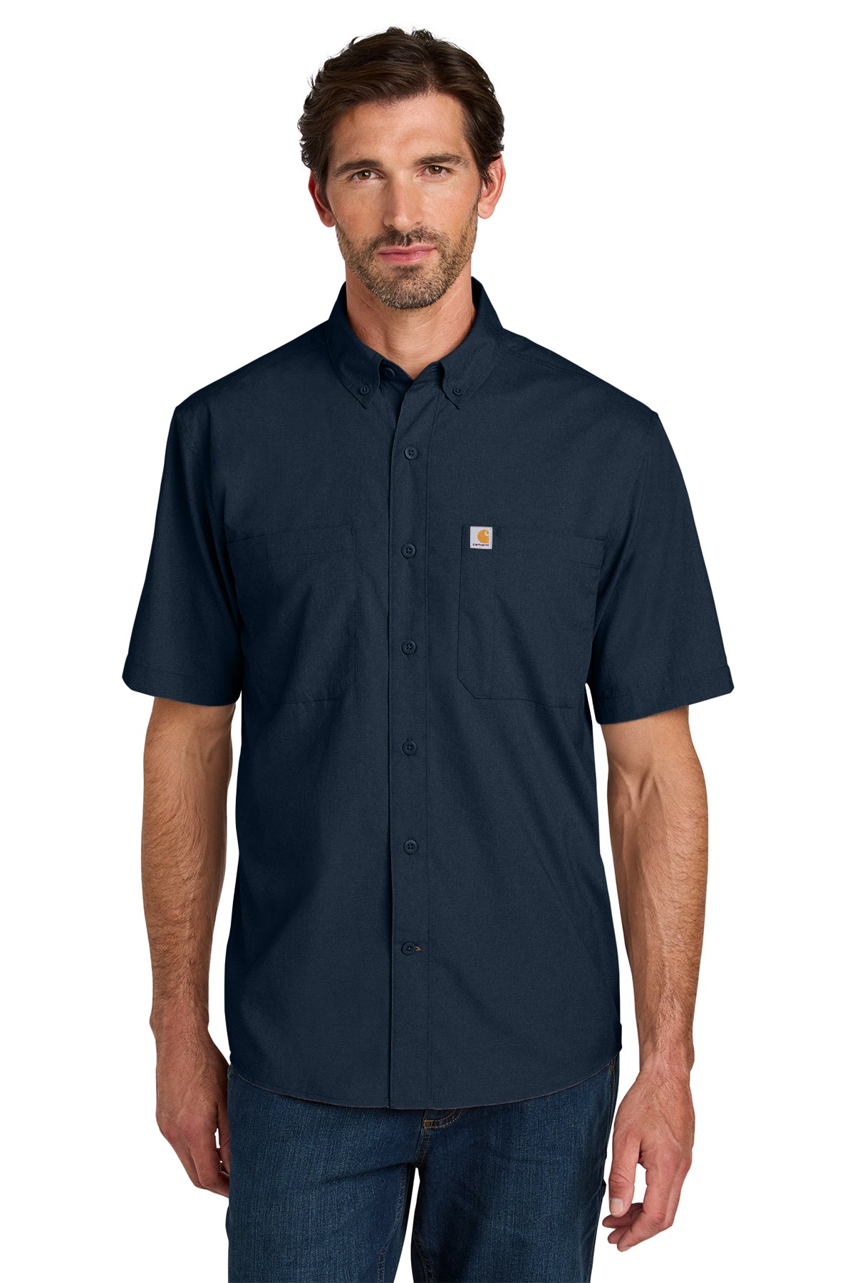 Personalized Carhartt Force® Sun Defender™ Short Sleeve Shirt , Marine, Boat CECT107107