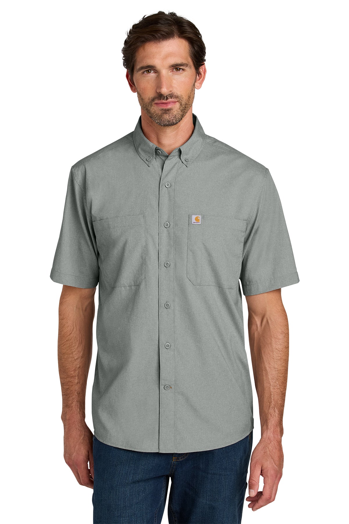 Personalized Carhartt Force® Sun Defender™ Short Sleeve Shirt , Marine, Boat CECT107107
