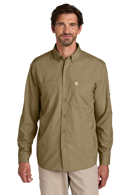 Personalized Carhartt Force® Sun Defender™ Long Sleeve Shirt , Marine, Boat CECT107106